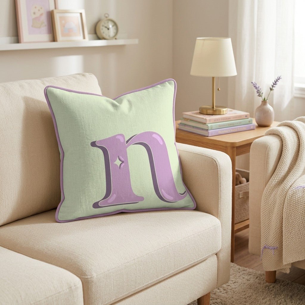 Bubblegum N Throw Pillow - Hillcroft Home