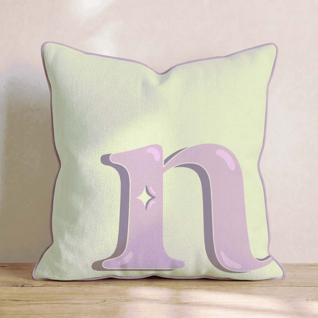 Bubblegum N Throw Pillow - Hillcroft Home