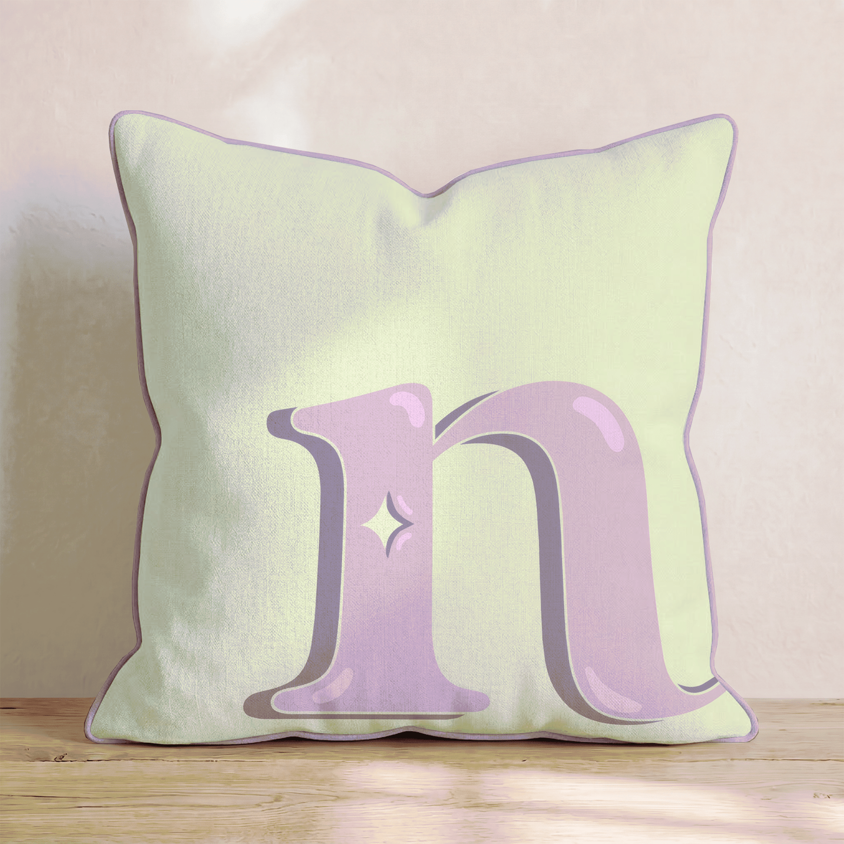 Bubblegum N Throw Pillow - Hillcroft Home