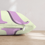 Bubblegum N Throw Pillow - Hillcroft Home