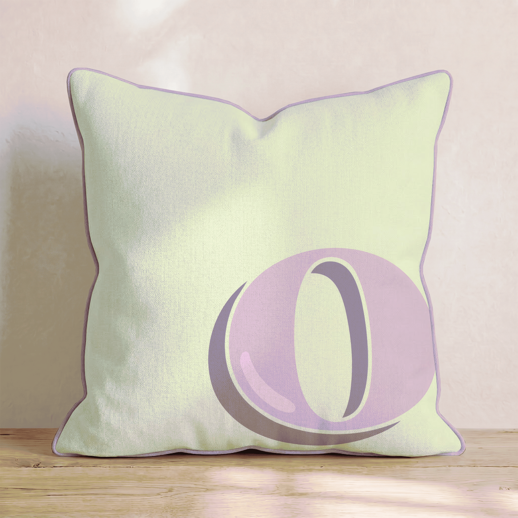 Bubblegum O Throw Pillow - Hillcroft Home