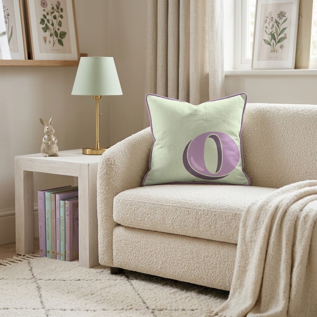 Bubblegum O Throw Pillow - Hillcroft Home