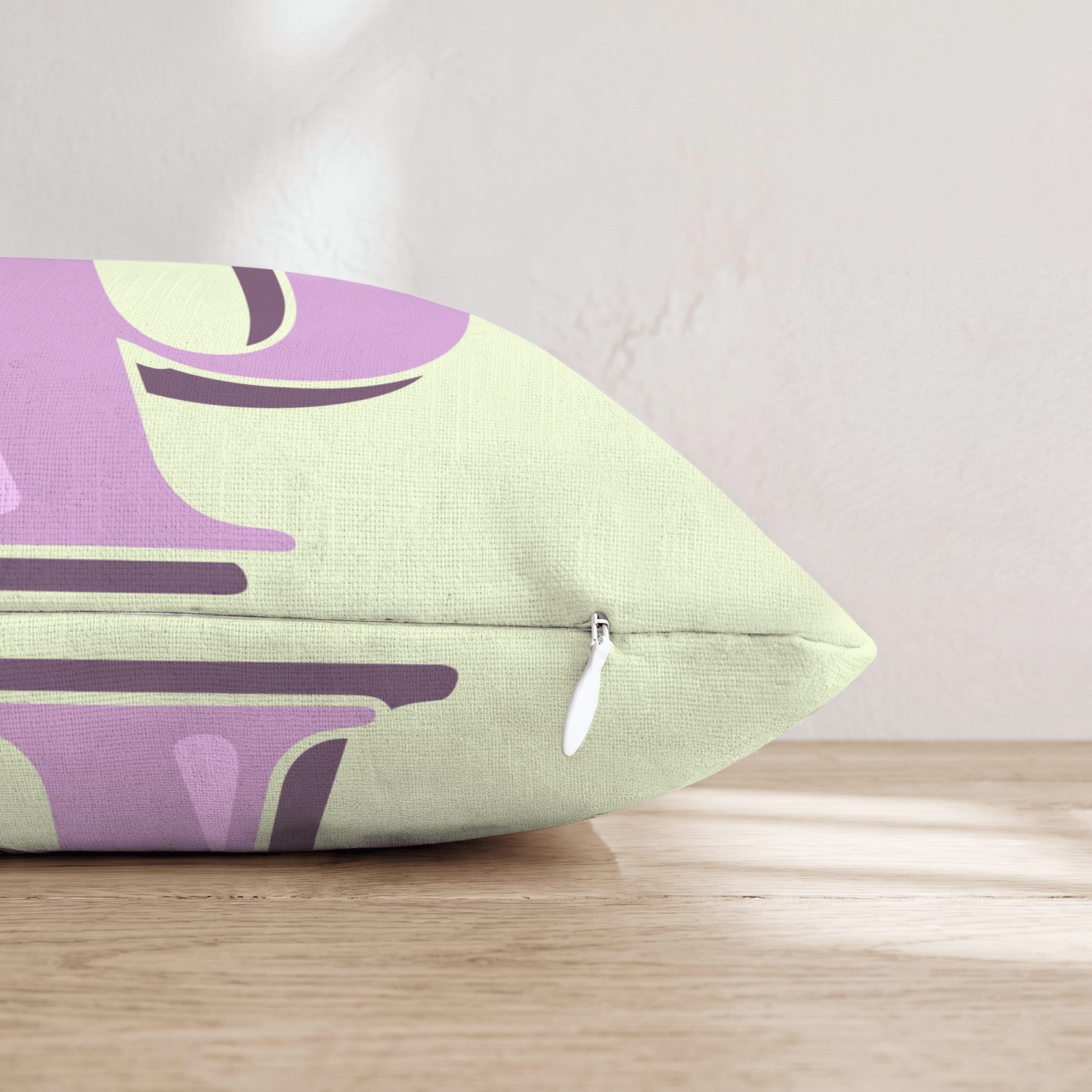 Bubblegum P Throw Pillow - Hillcroft Home