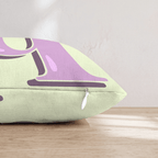 Bubblegum Q Throw Pillow - Hillcroft Home