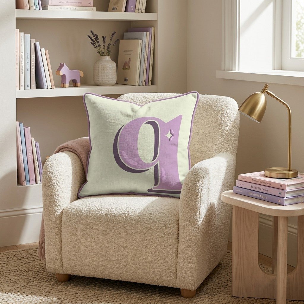 Bubblegum Q Throw Pillow - Hillcroft Home