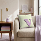 Bubblegum V Throw Pillow - Hillcroft Home
