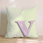 Bubblegum V Throw Pillow - Hillcroft Home