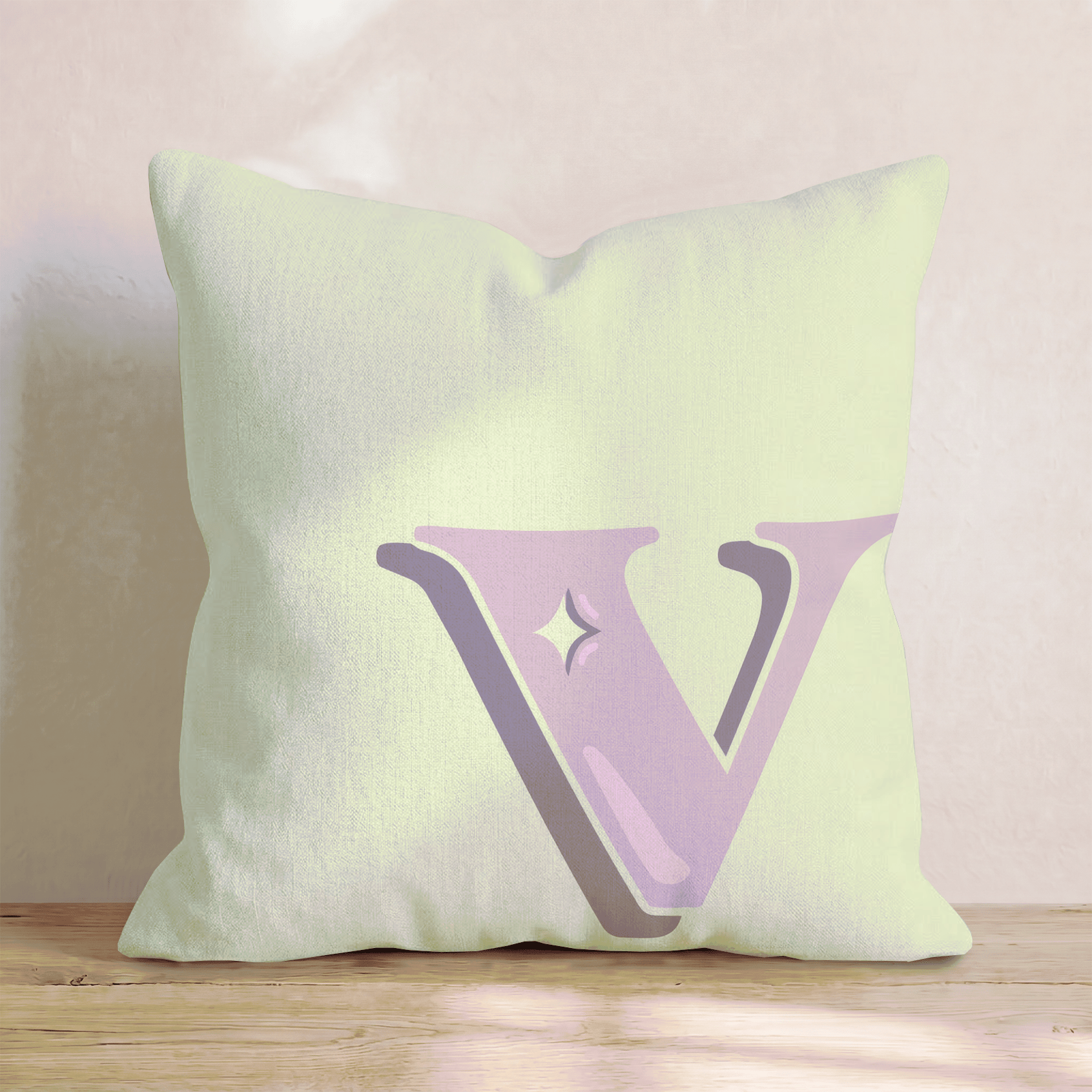 Bubblegum V Throw Pillow - Hillcroft Home