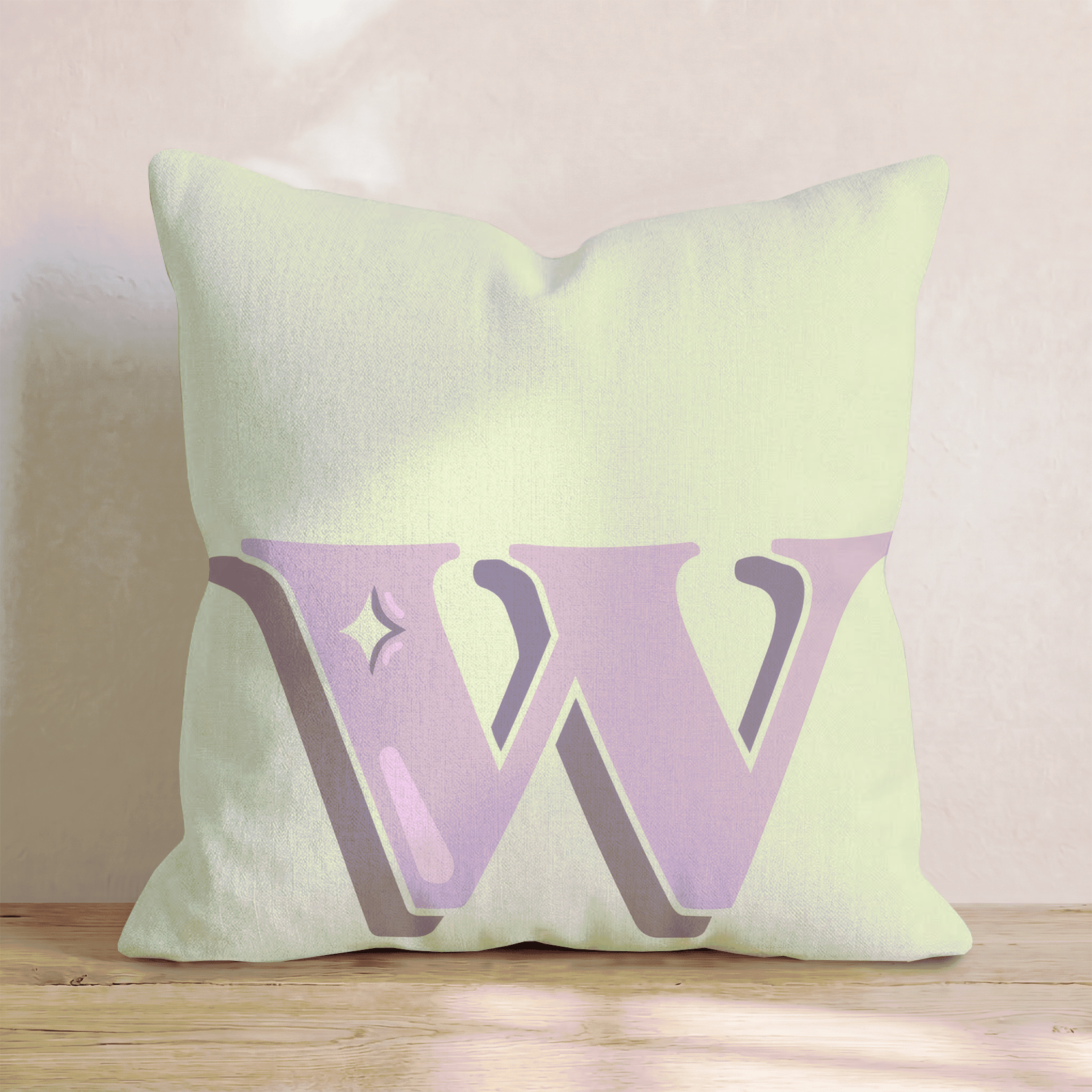 Bubblegum W Throw Pillow - Hillcroft Home