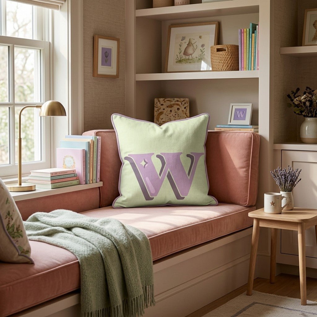 Bubblegum W Throw Pillow - Hillcroft Home