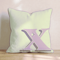 Bubblegum X Throw Pillow - Hillcroft Home