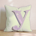 Bubblegum Y Throw Pillow - Hillcroft Home