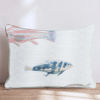 Bubblin' n' Swimmin' Throw Pillow - Hillcroft Home