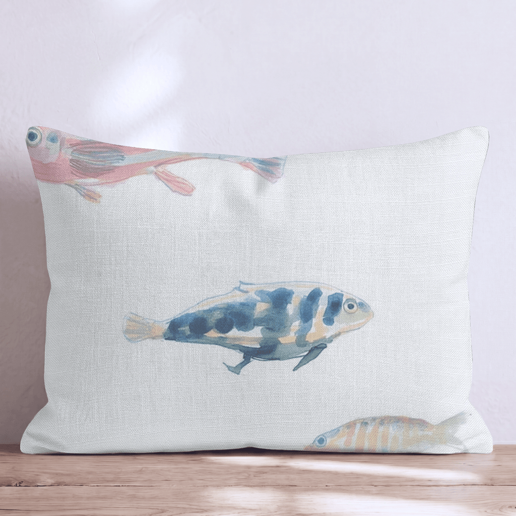 Bubblin' n' Swimmin' Throw Pillow - Hillcroft Home
