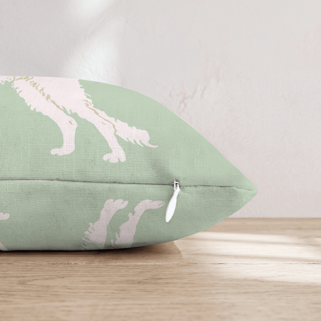 Bubbly Borzoi Throw Pillow - Hillcroft Home