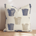 Buckets and Buckets Throw Pillow - Hillcroft Home