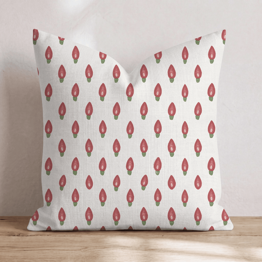Bulb Parade Throw Pillow throw pillow - Hillcroft Home