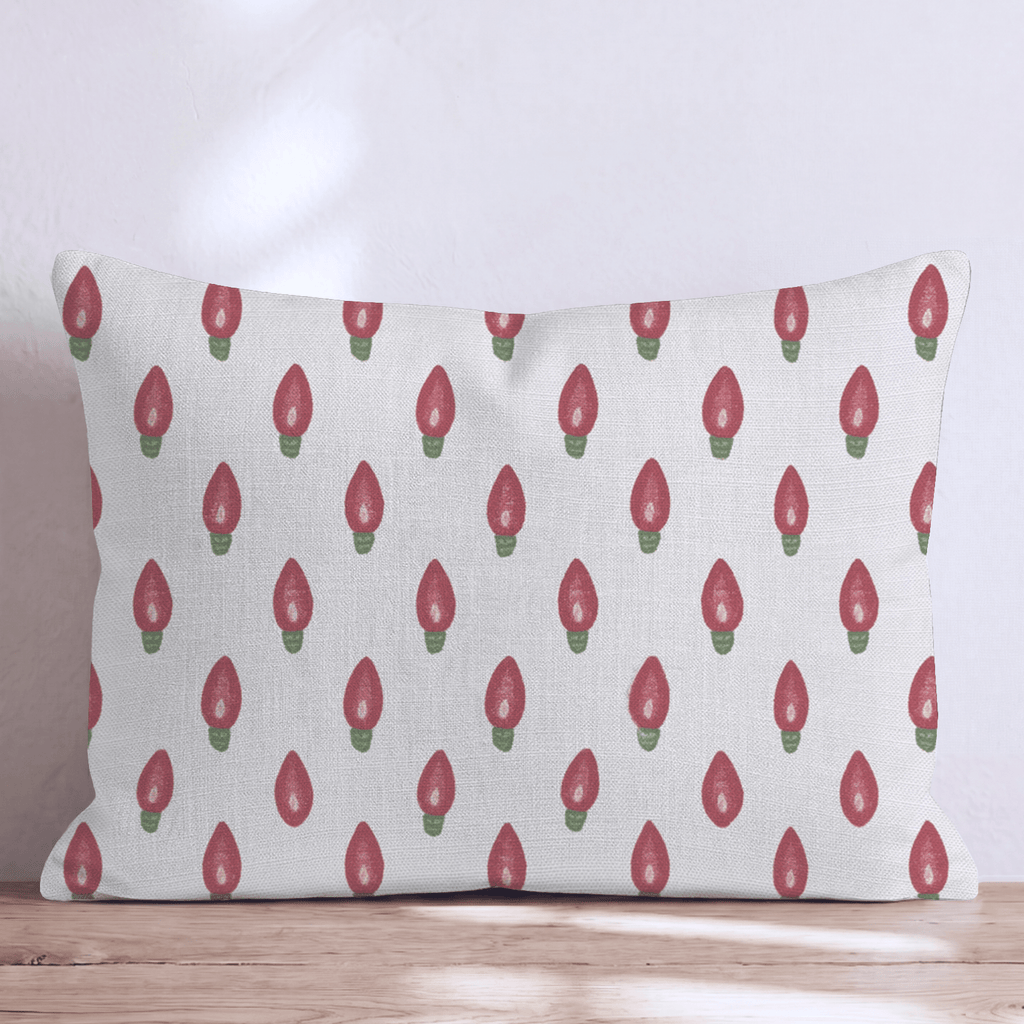 Bulb Parade Throw Pillow throw pillow - Hillcroft Home