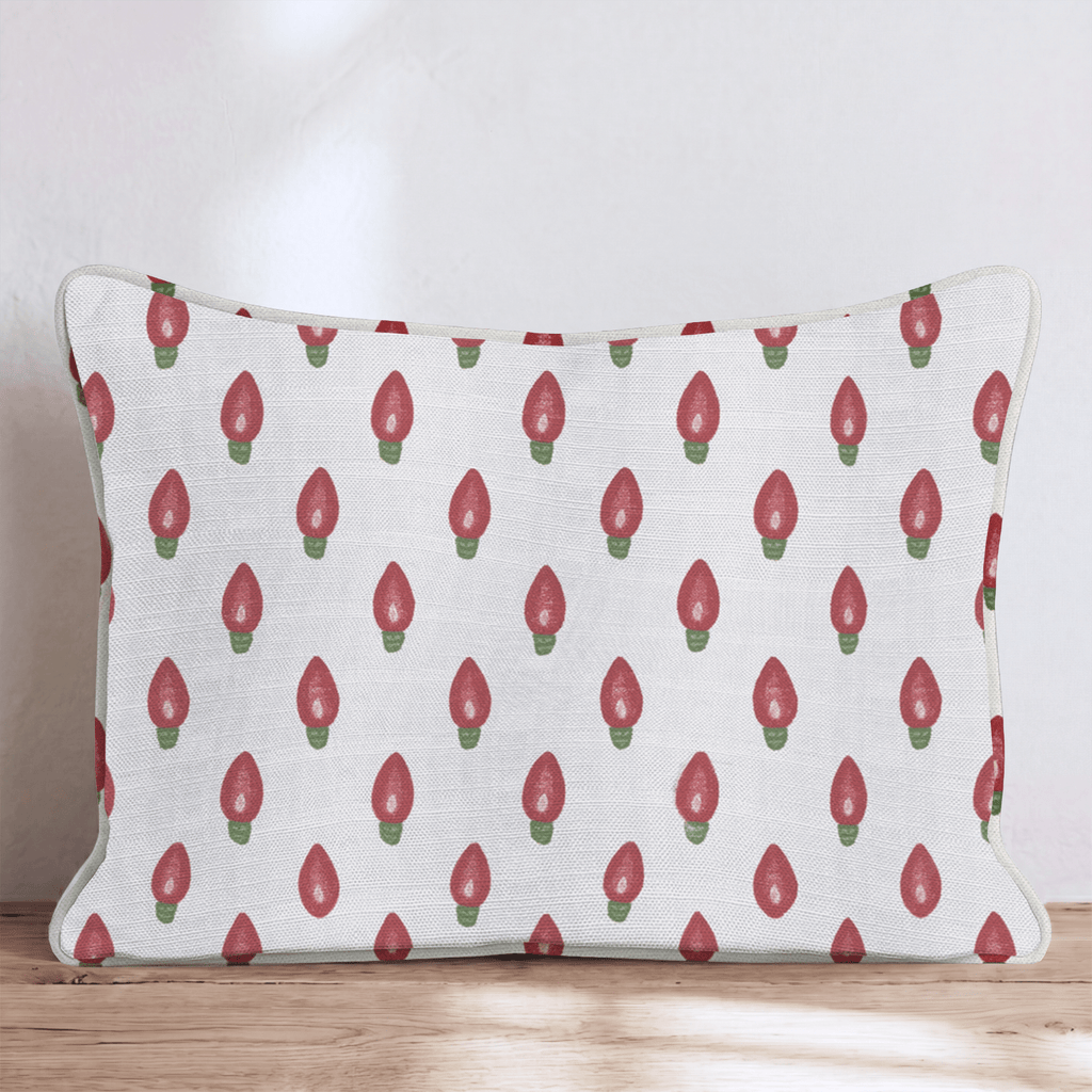 Bulb Parade Throw Pillow throw pillow - Hillcroft Home