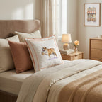 Bulldog Coffee Throw Pillow - Hillcroft Home