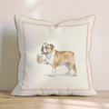 Bulldog Coffee Throw Pillow - Hillcroft Home