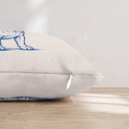 Bulldog Pickleball Throw Pillow - Hillcroft Home
