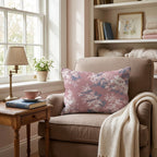Burnt Red Toile Throw Pillow - Hillcroft Home