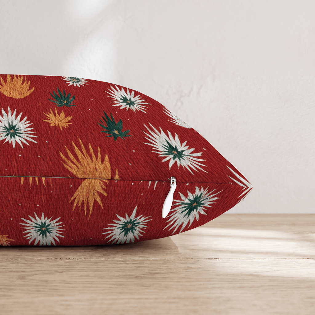 Bursting Bonfires Throw Pillow - Hillcroft Home