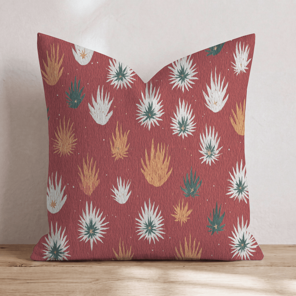 Bursting Bonfires Throw Pillow - Hillcroft Home
