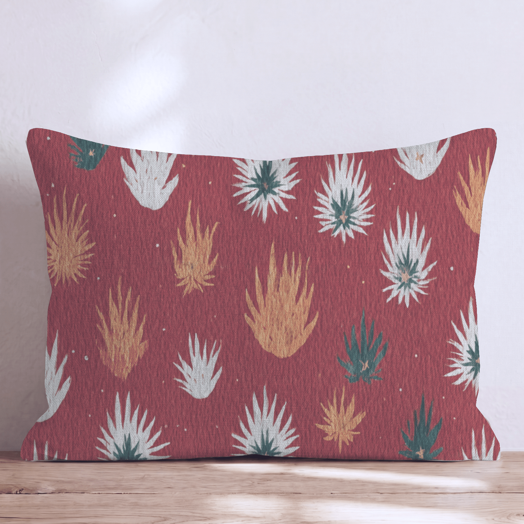 Bursting Bonfires Throw Pillow - Hillcroft Home
