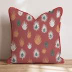 Bursting Bonfires Throw Pillow - Hillcroft Home