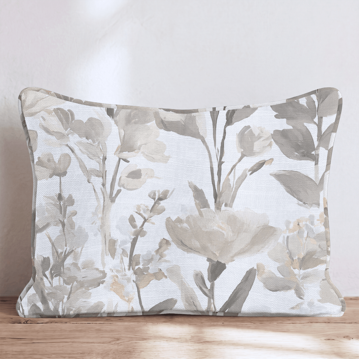 Buttercream Gardens Throw Pillow throw pillow - Hillcroft Home