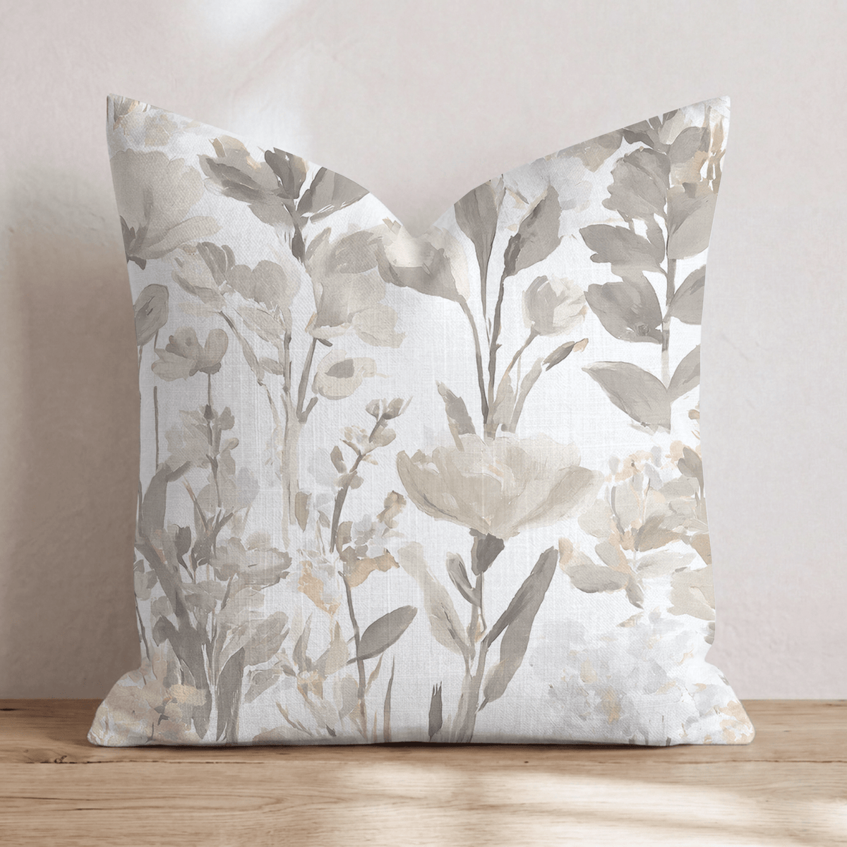 Buttercream Gardens Throw Pillow throw pillow - Hillcroft Home