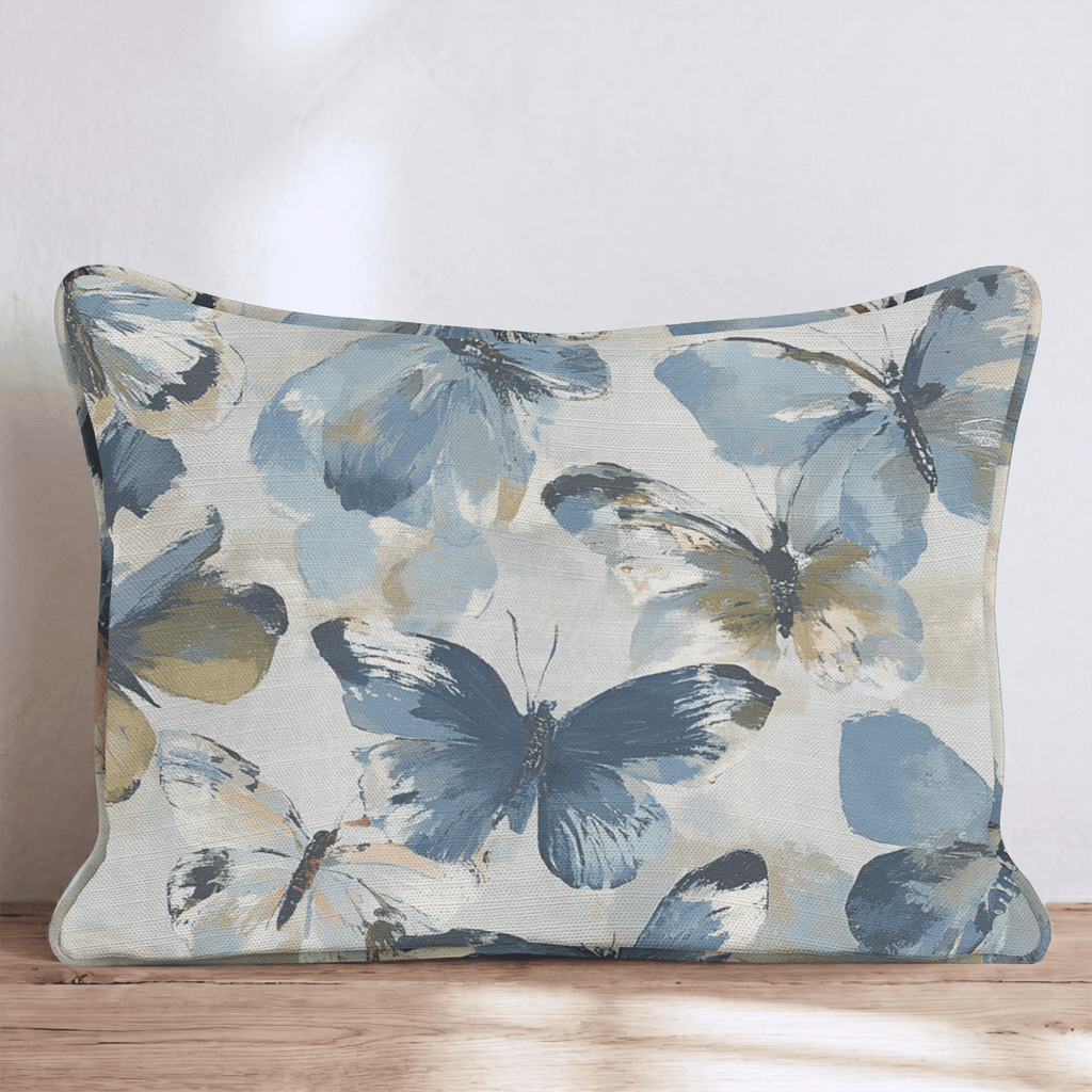 Butterflies in the Wind Throw Pillow - Hillcroft Home