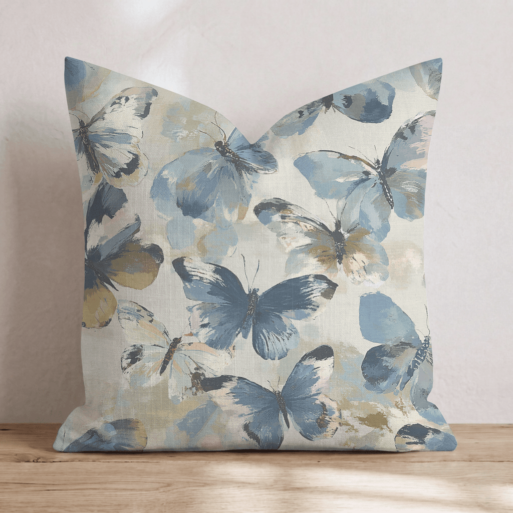 Butterflies in the Wind Throw Pillow - Hillcroft Home