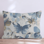 Butterflies in the Wind Throw Pillow - Hillcroft Home