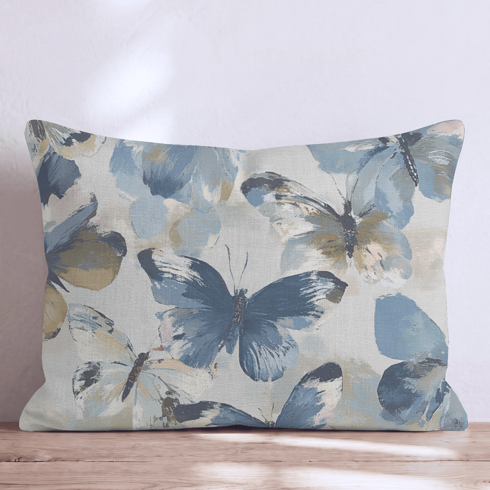 Butterflies in the Wind Throw Pillow - Hillcroft Home