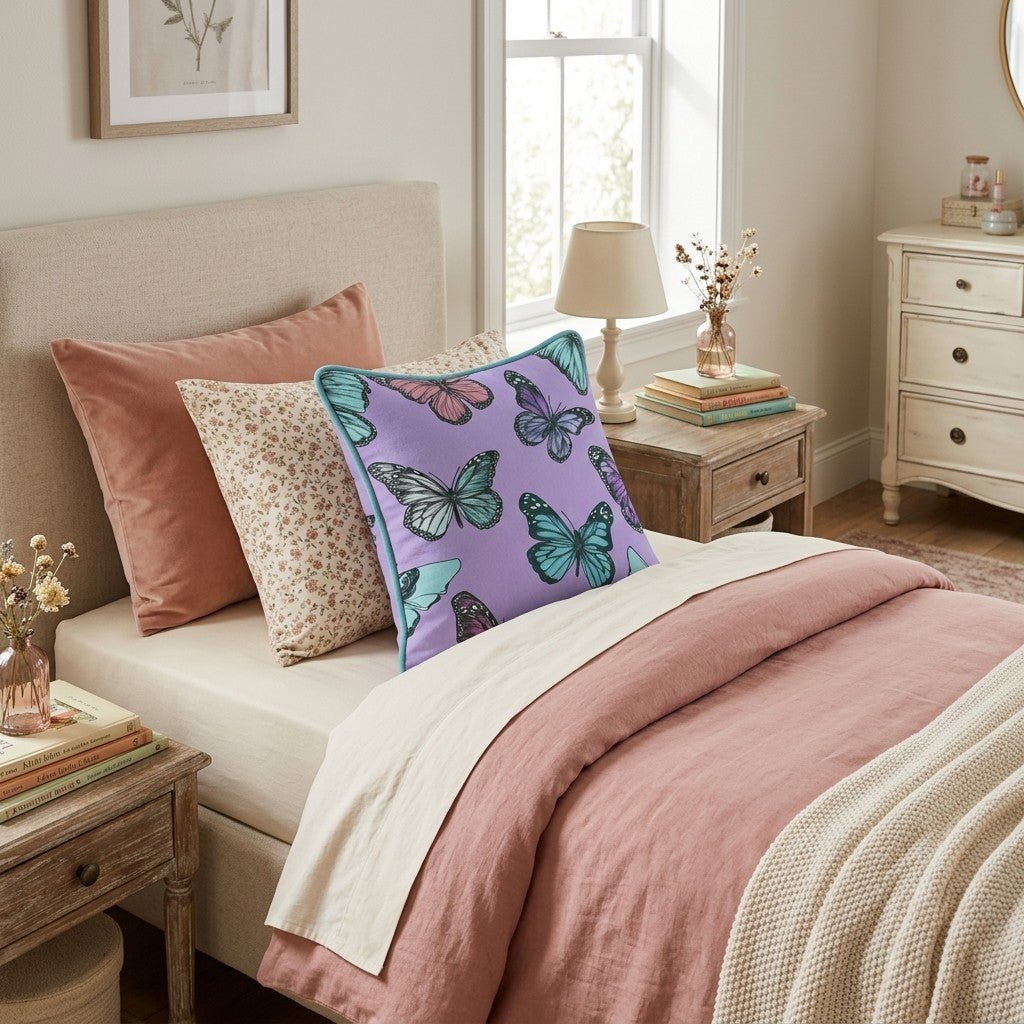 Butterfly Pack Throw Pillow - Hillcroft Home