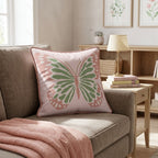 Butterfly Portrait Throw Pillow - Hillcroft Home