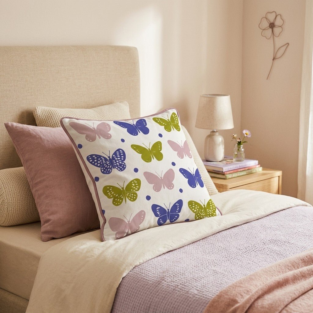Butterly Dance Throw Pillow - Hillcroft Home