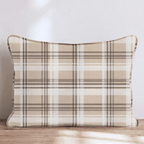 Butterscotch Plaid Throw Pillow throw pillow - Hillcroft Home