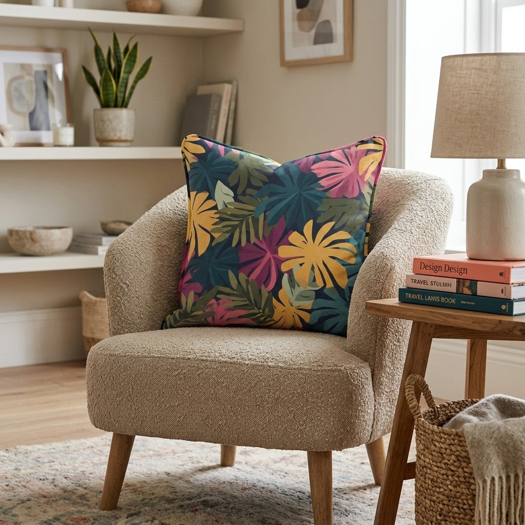 Clementine Three Throw Pillow - Chair