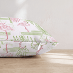 Cabana Flamingos Throw Pillow - Hillcroft Home