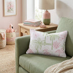 Cabana Flamingos Throw Pillow - Hillcroft Home