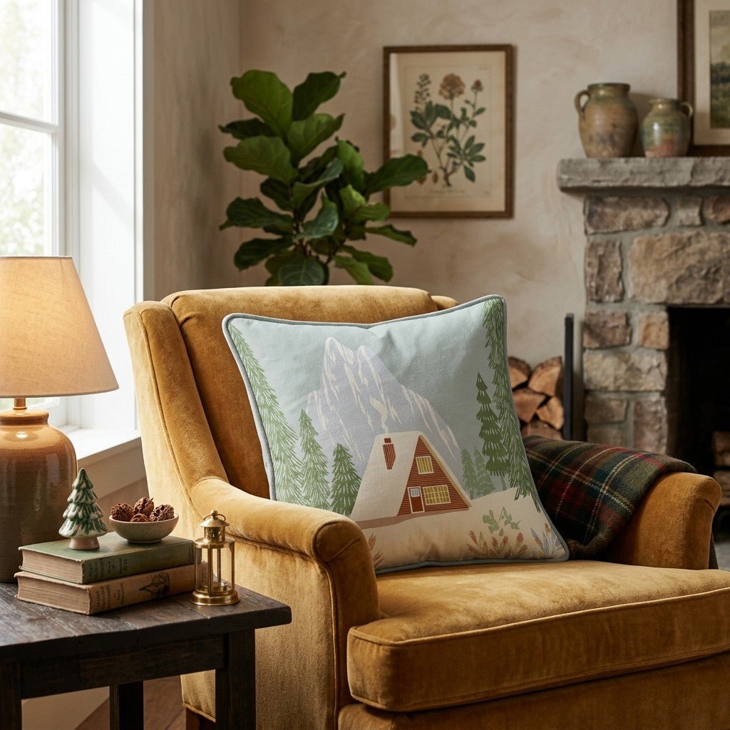 Cabin Core Throw Pillow - Hillcroft Home