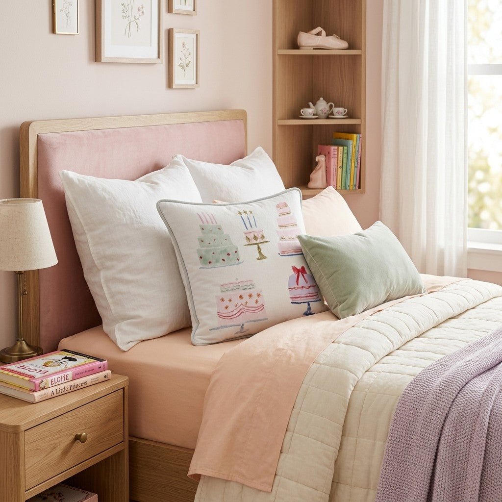 Cakes Throw Pillow - Hillcroft Home
