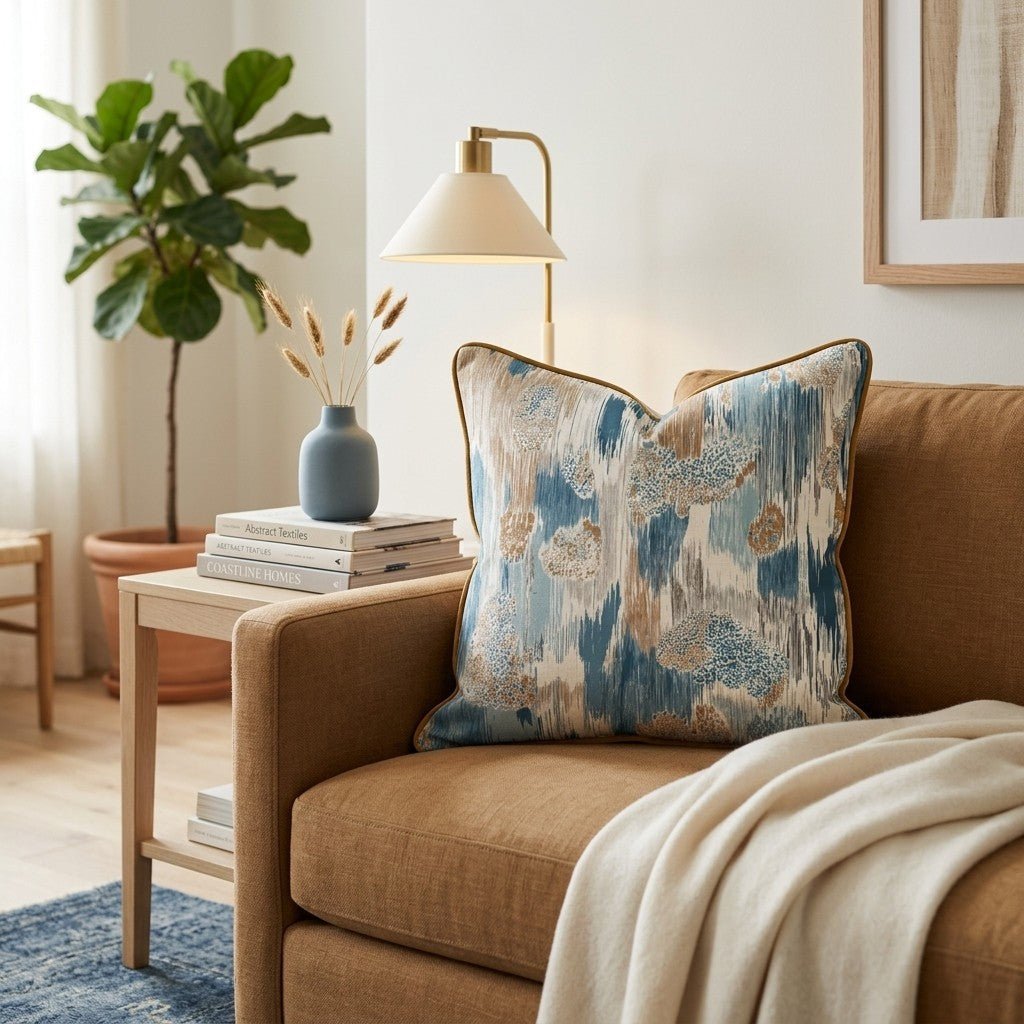 Calico Garden Throw Pillow - Hillcroft Home