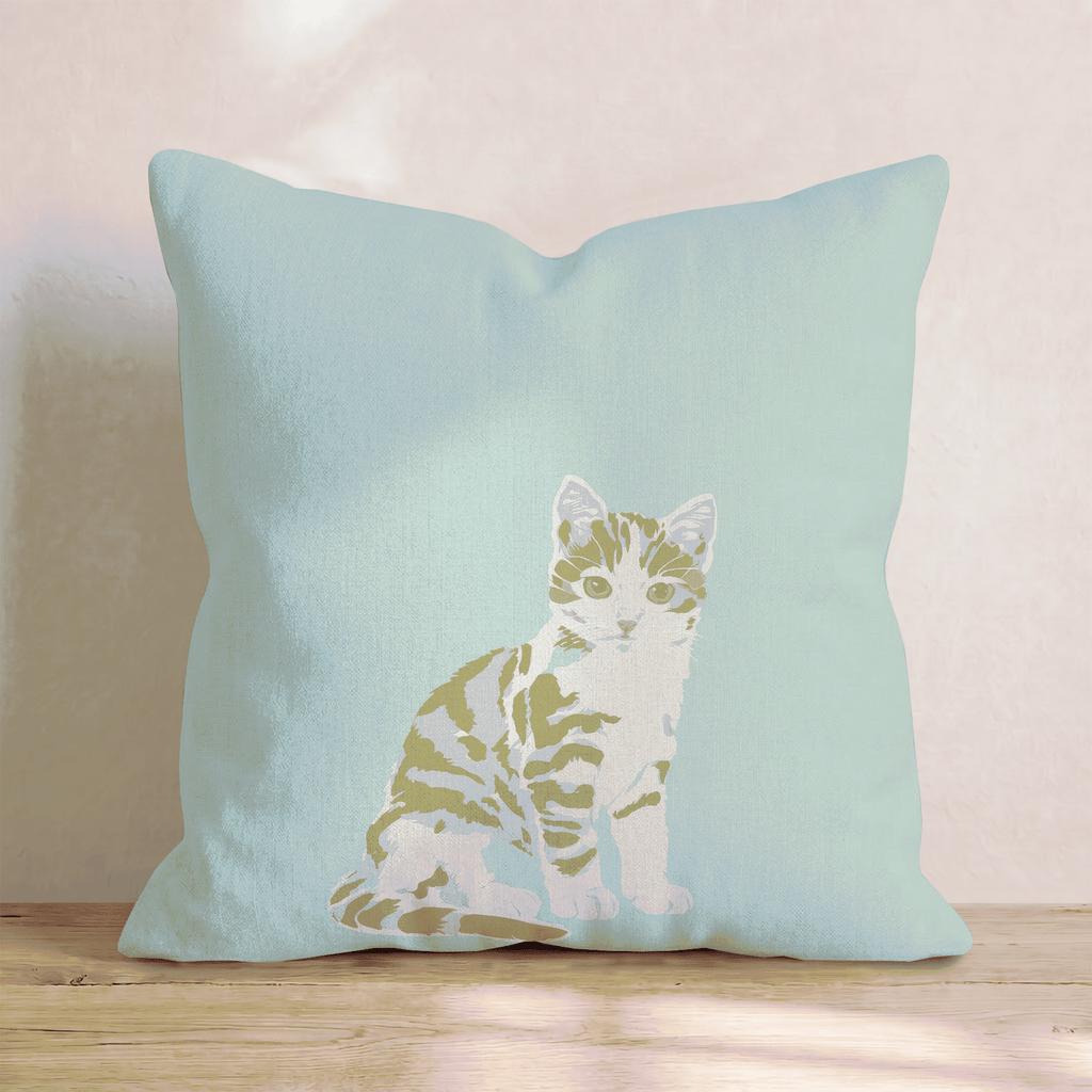 Calico Kitty Throw Pillow - Hillcroft Home