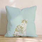 Calico Kitty Throw Pillow - Hillcroft Home