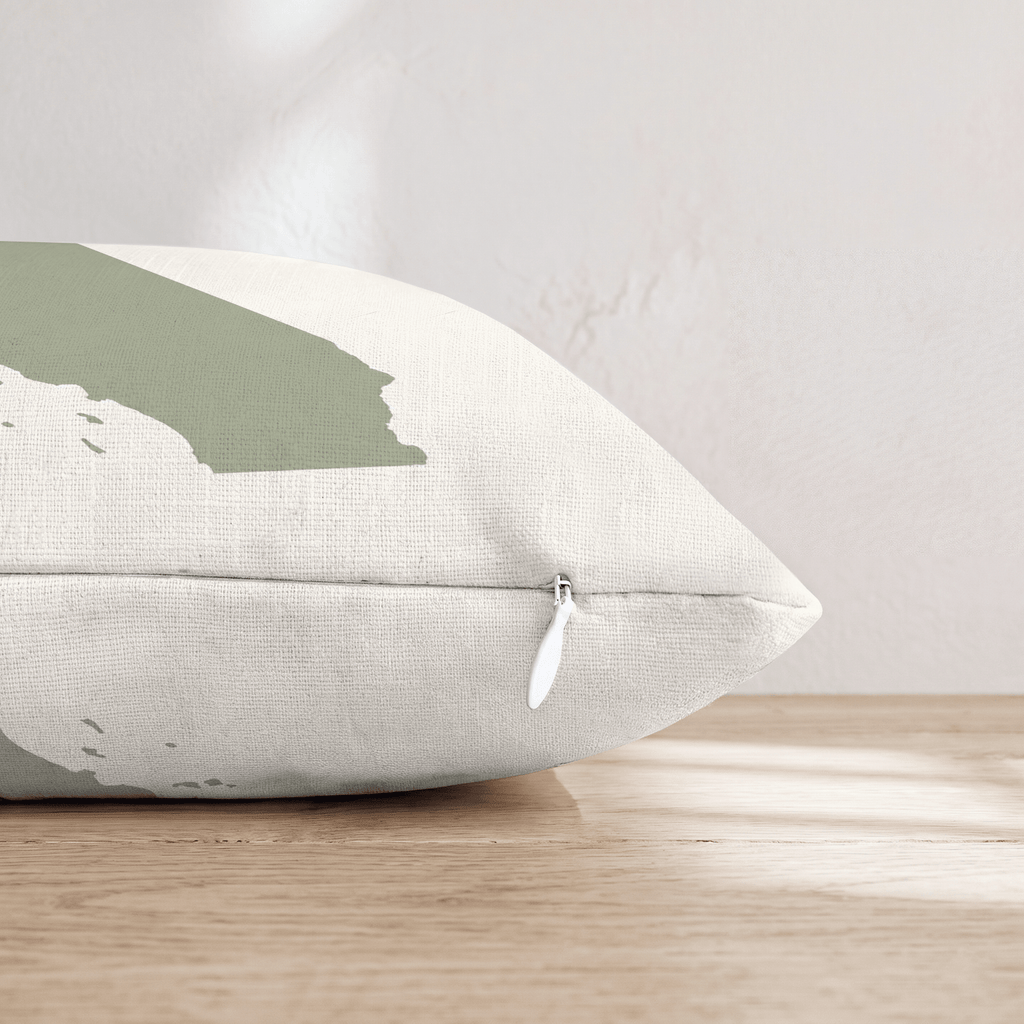 California State Capital Throw Pillow - Hillcroft Home